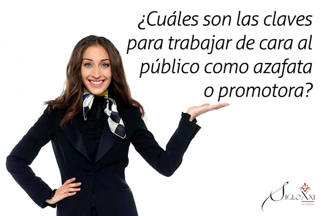 ¿Cuáles son las claves para trabajar de cara al público como azafata o promotora?