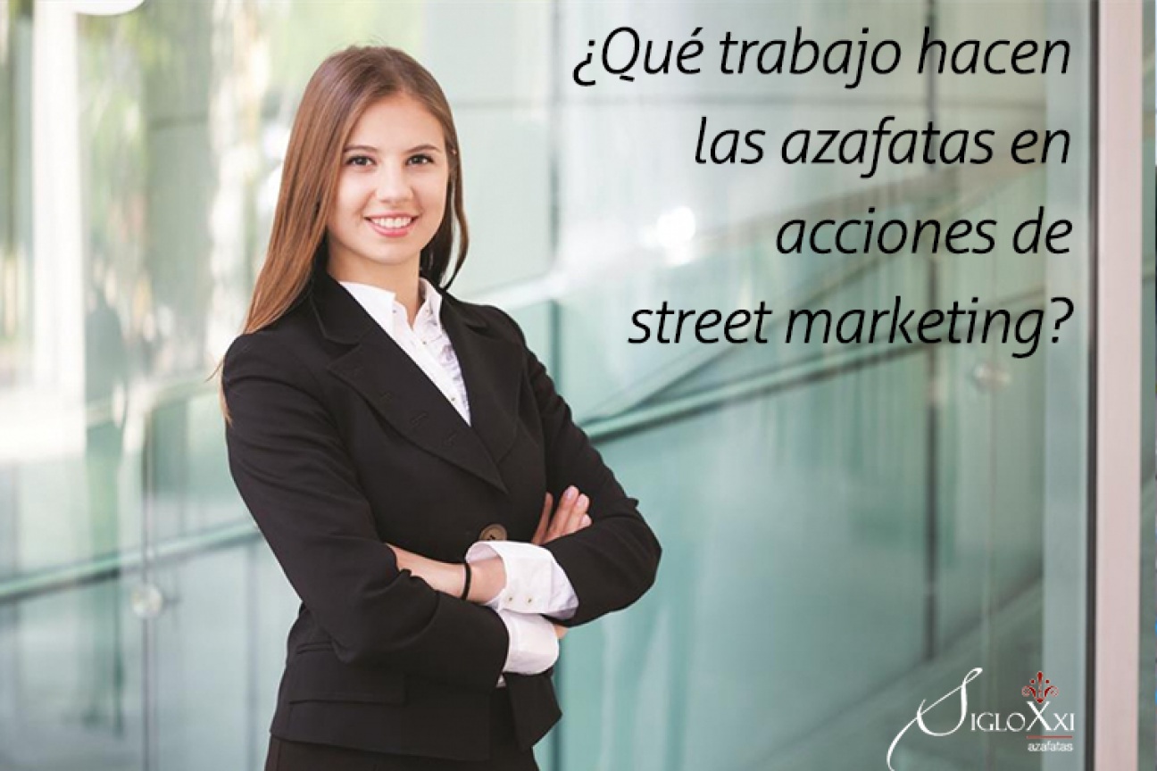Azafatas en acciones de street marketing